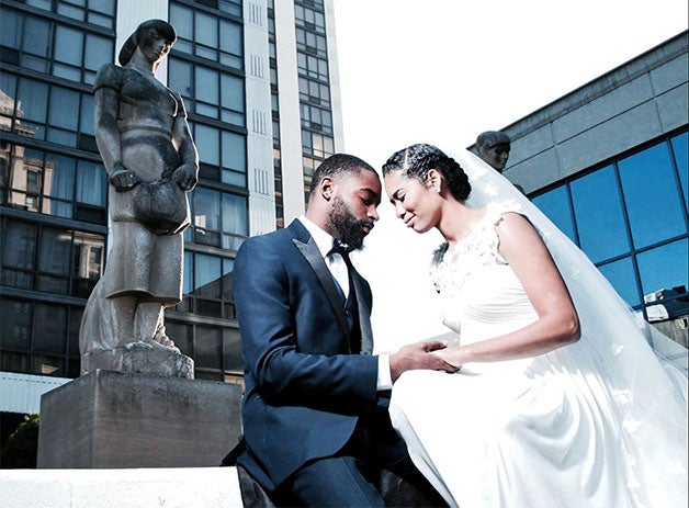 Black Wedding Moment of the Day: Newlywed Christian Couple's 'I Dos' Make Twitter and Instagram Melt
