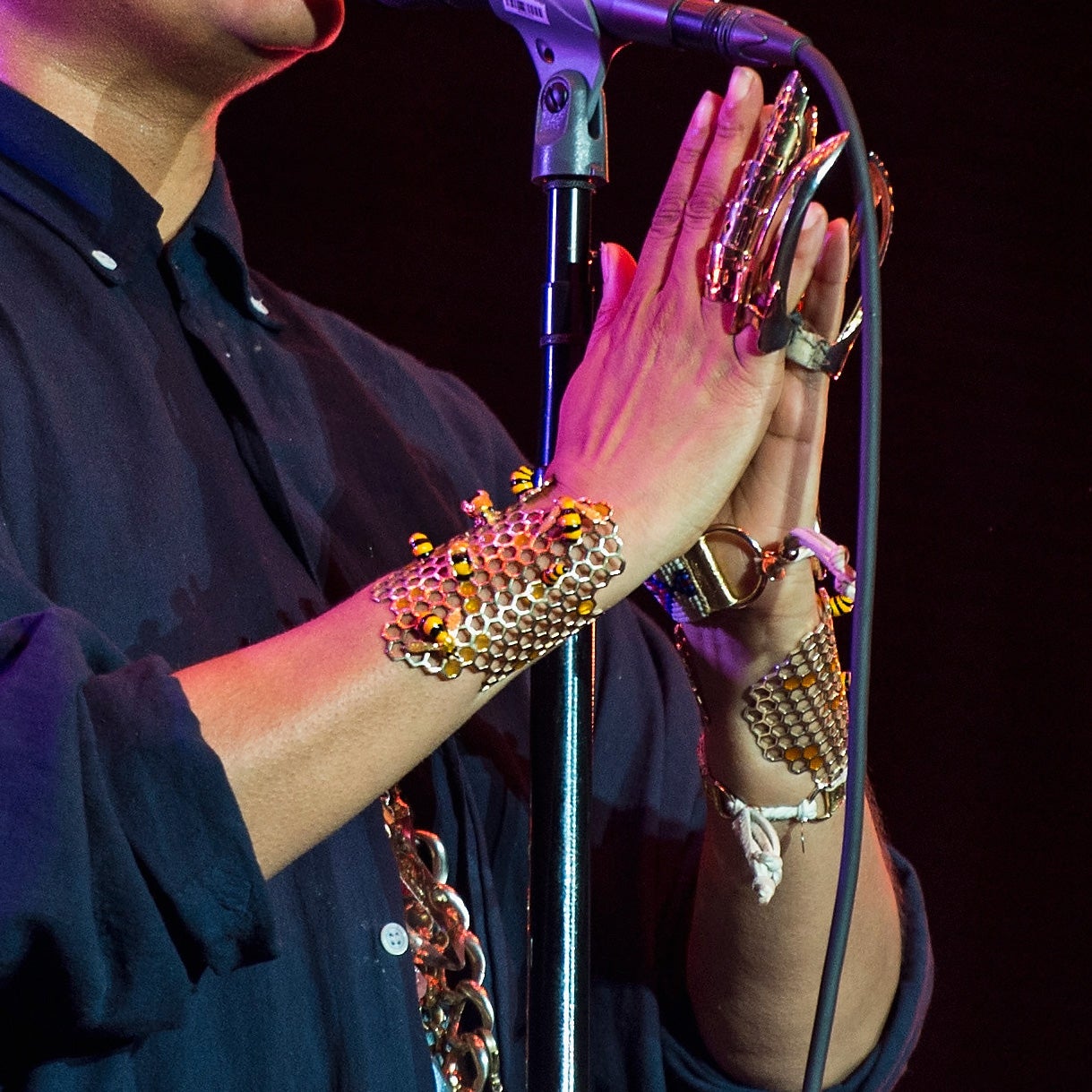 Erykah Badu's Arm Party Game Is Serious

