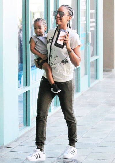 Kelly Rowland and Son Titan Sport Matching Cornrows and it’s Beyond Adorable