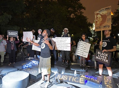 Black Lives Matters ‘Occupy’ City Hall in New York City