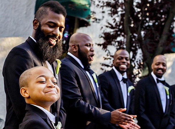 Black Wedding Moment of the Day: This Best (Little) Man's Proud Face Will Warm Your Heart
