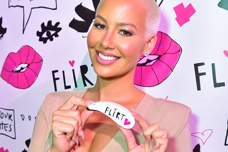 Here's A Sneak Peek At the Upcoming Amber Rose x Flirt Cosmetics Collab
