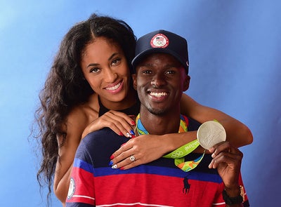 In Case You Missed It: Olympian Will Claye Proposing to His Girlfriend Was Everything