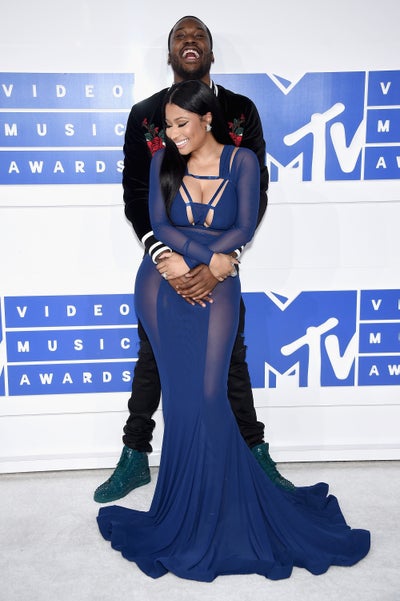 Nicki Minaj and Meek Mill Are Madly In Love On the VMA Red Carpet (Swoon!)