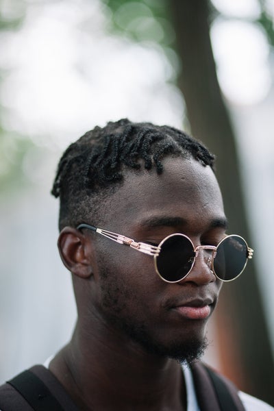 Beautiful Black Men Sporting The Coolest Hairstyles at AFROPUNK