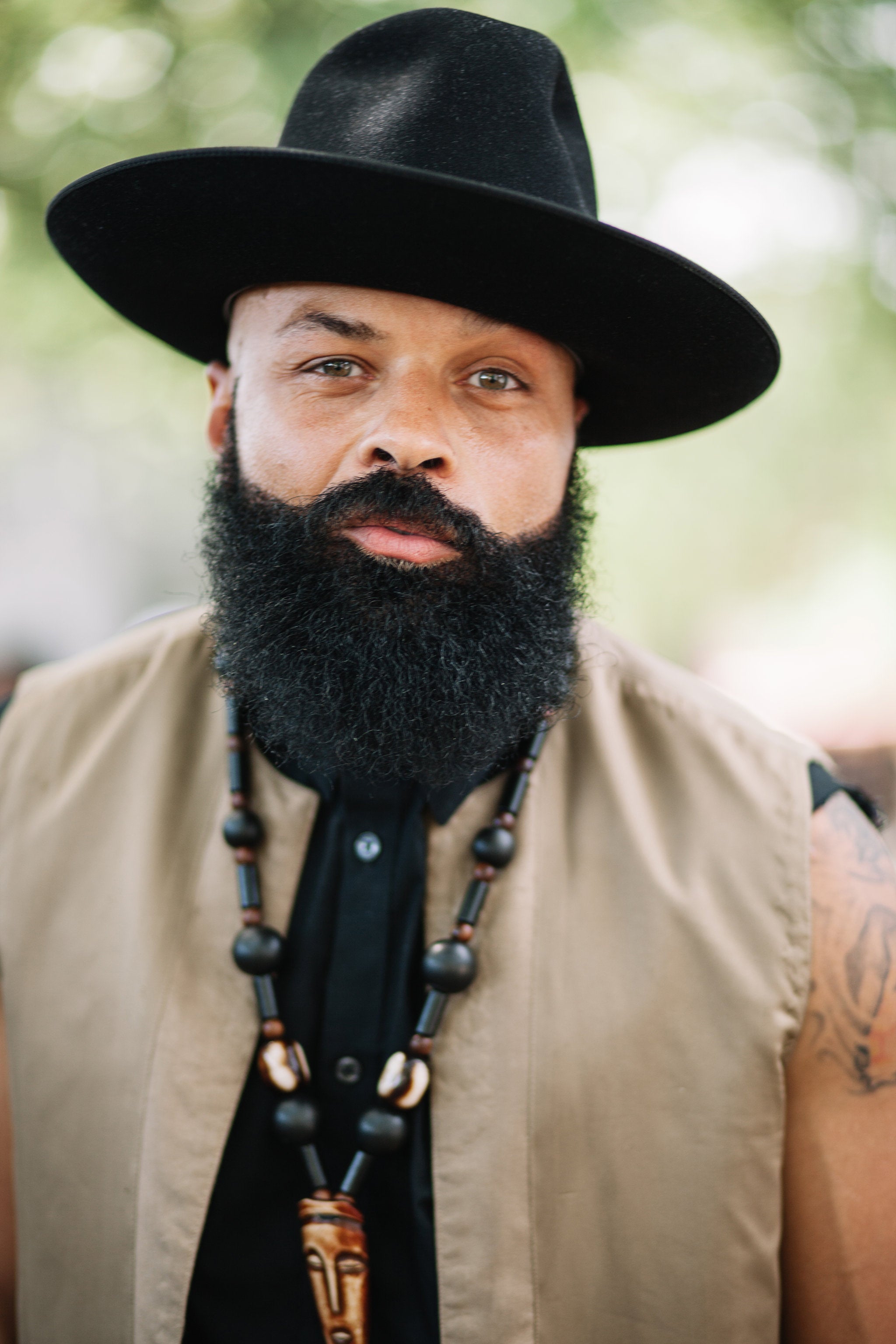 Beautiful Black Men Sporting The Coolest Hairstyles at AFROPUNK
