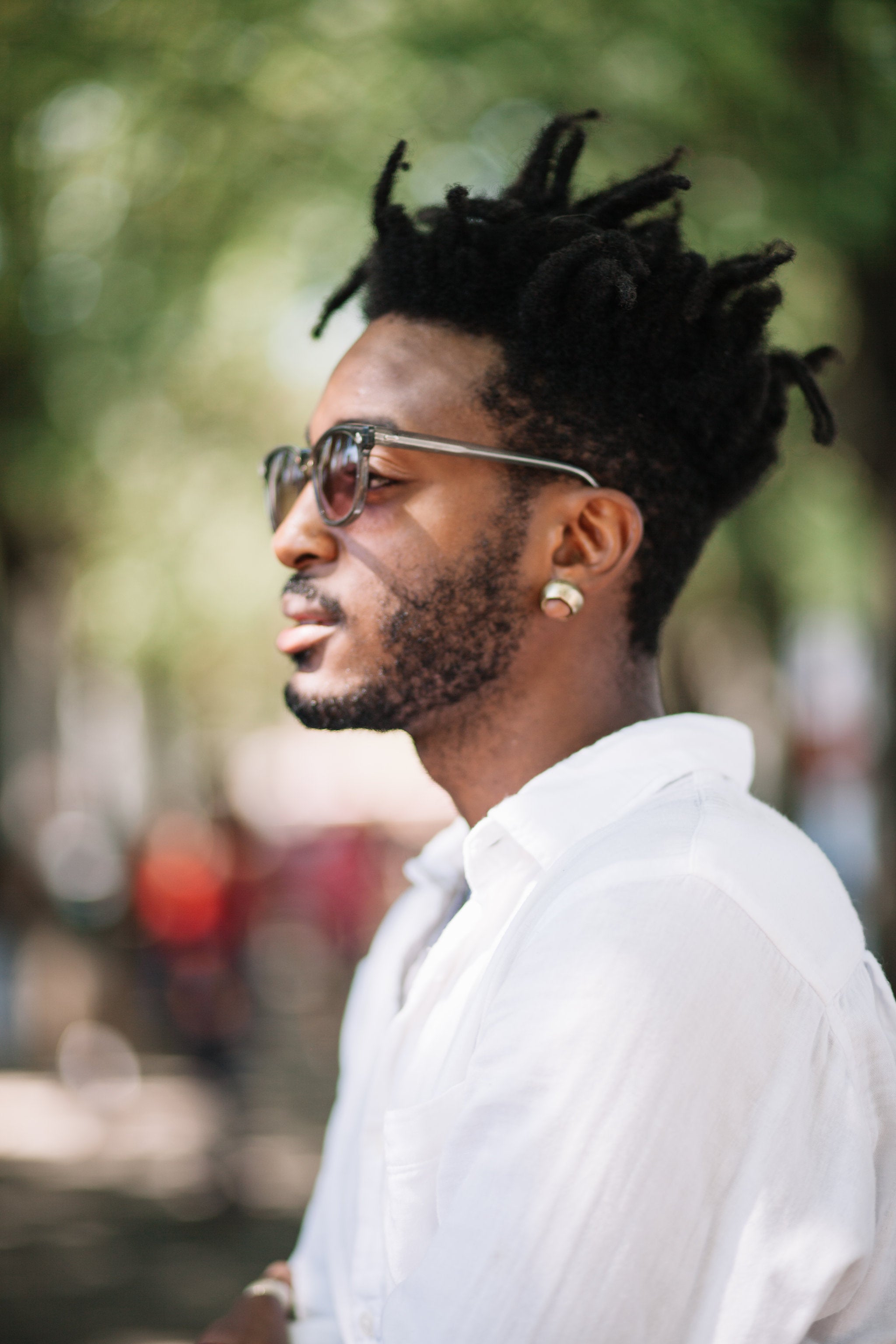 Beautiful Black Men Sporting The Coolest Hairstyles at AFROPUNK
