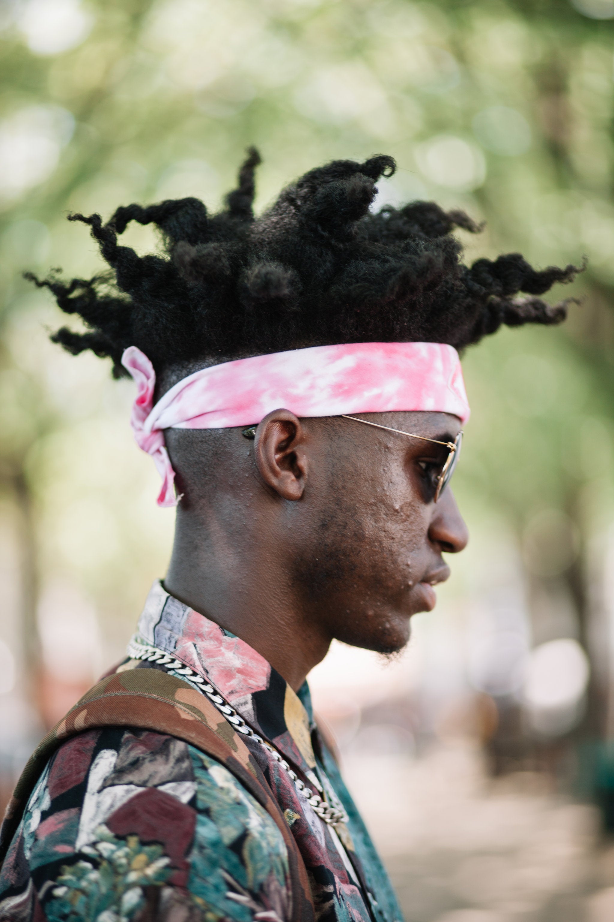 Beautiful Black Men Sporting The Coolest Hairstyles at AFROPUNK
