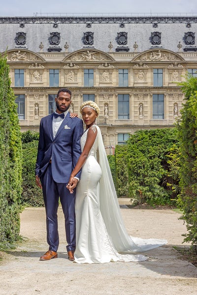 Bridal Bliss: Vanessa and Amir Were High School Sweethearts Who Eloped in Paris