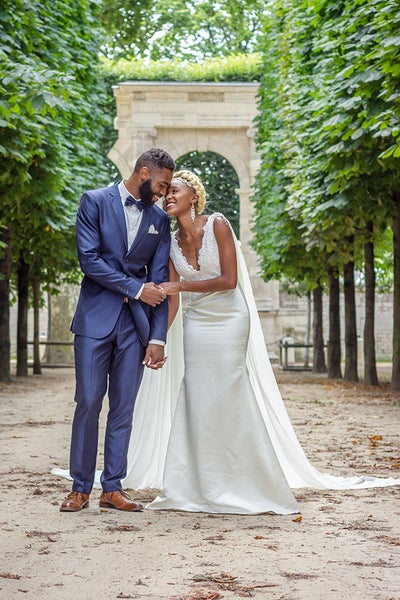 Bridal Bliss: Vanessa and Amir Were High School Sweethearts Who Eloped in Paris