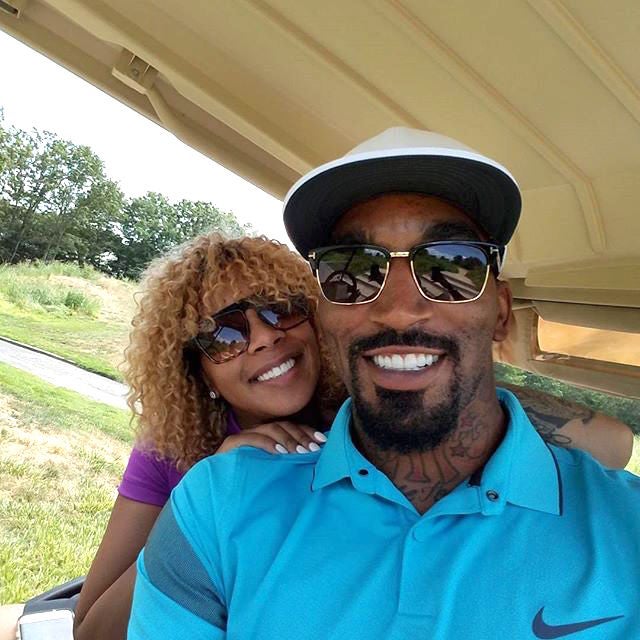 8 Super Cute Photos Of J.R. Smith and His Wife Jewel Smith
