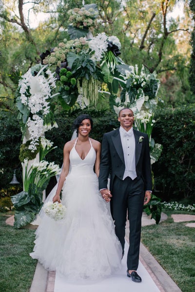 Russell and Nina Westbrook Celebrate First Anniversary with a Sweet Message