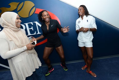 #BlackGirlMagic Personified: Check Out Serena Williams Hanging Out With Simone Manuel and Ibtihaj Muhammad At The U.S. Open