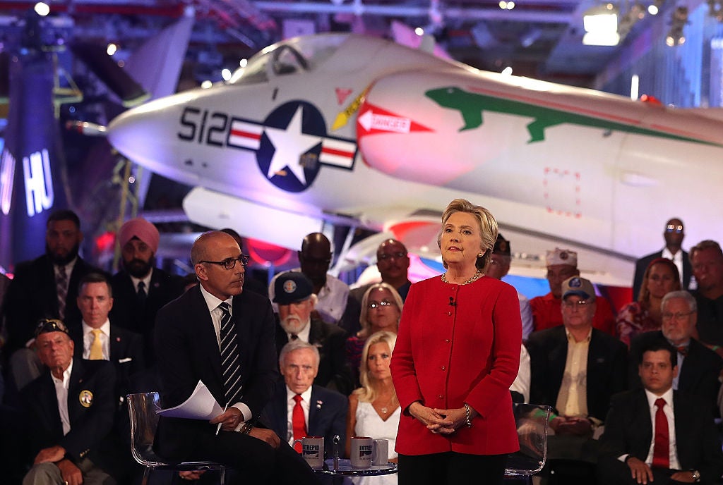 How Hillary Clinton's Campaign Used Botched Lauer Interview To Blast Donald Trump

