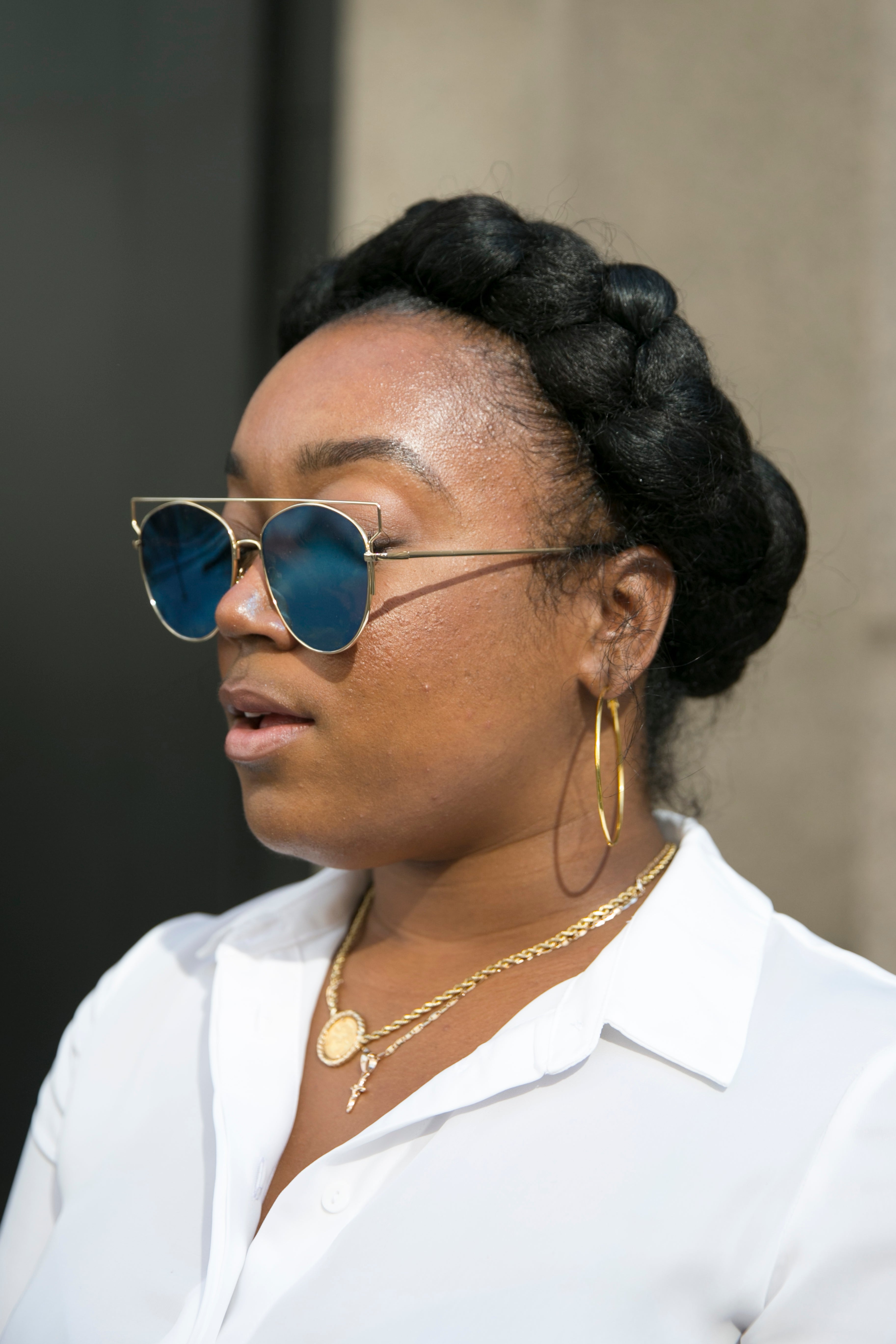 NYFW Hair and Beauty Looks From Street Style Queens
