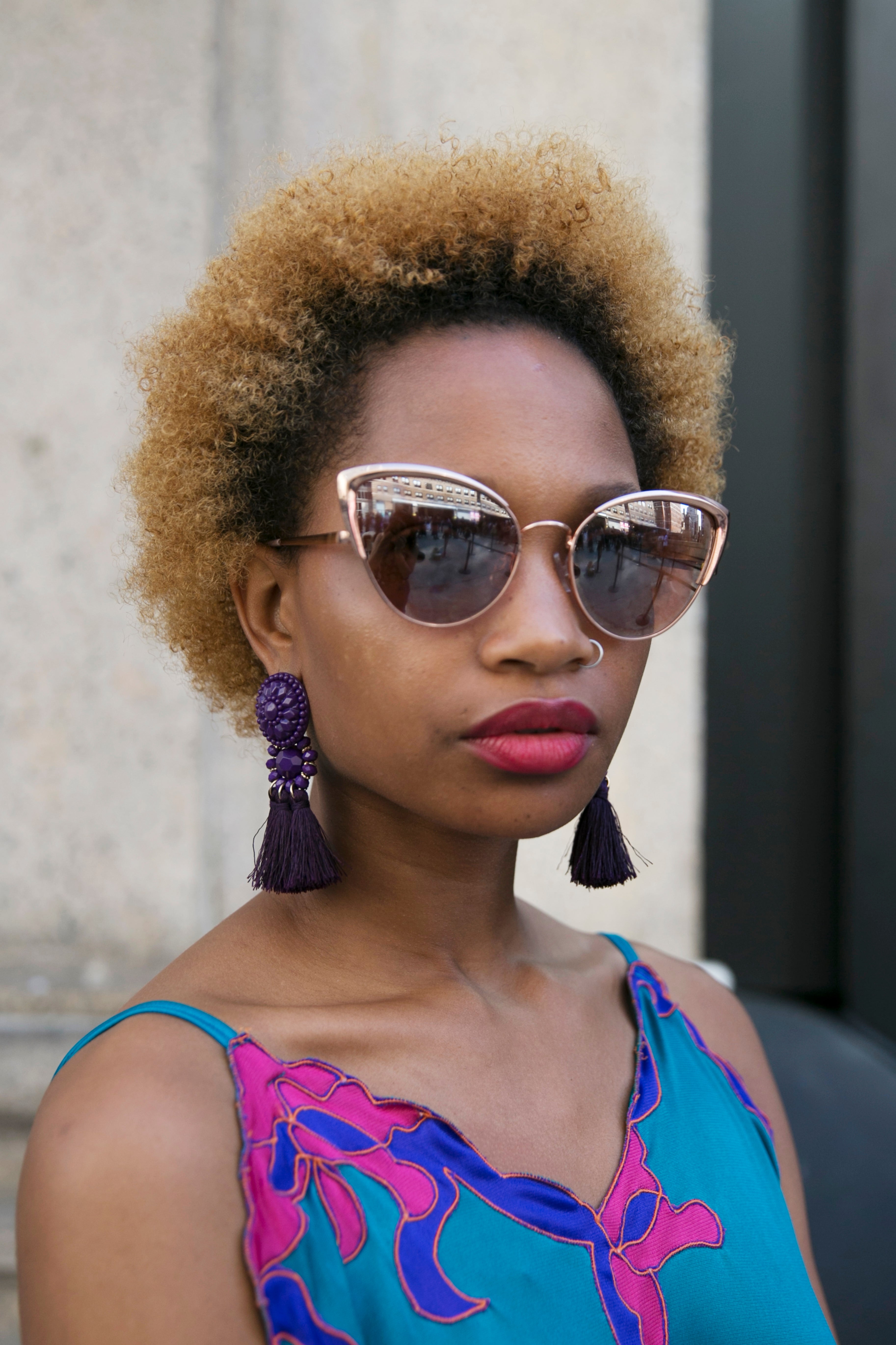 NYFW Hair and Beauty Looks From Street Style Queens
