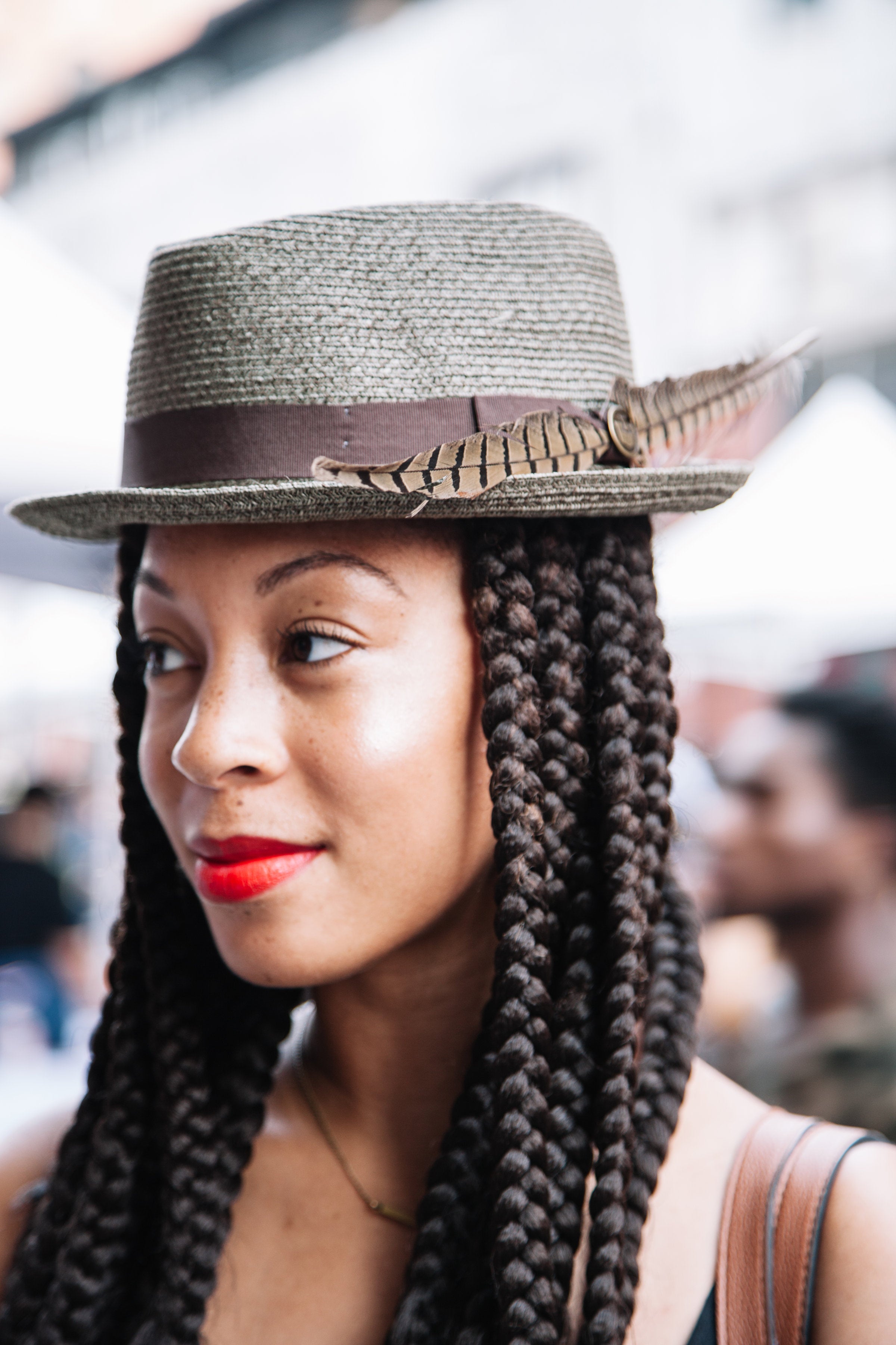 The Most Stunning Hair and Beauty Looks From The ESSENCE Street Style Block Party

