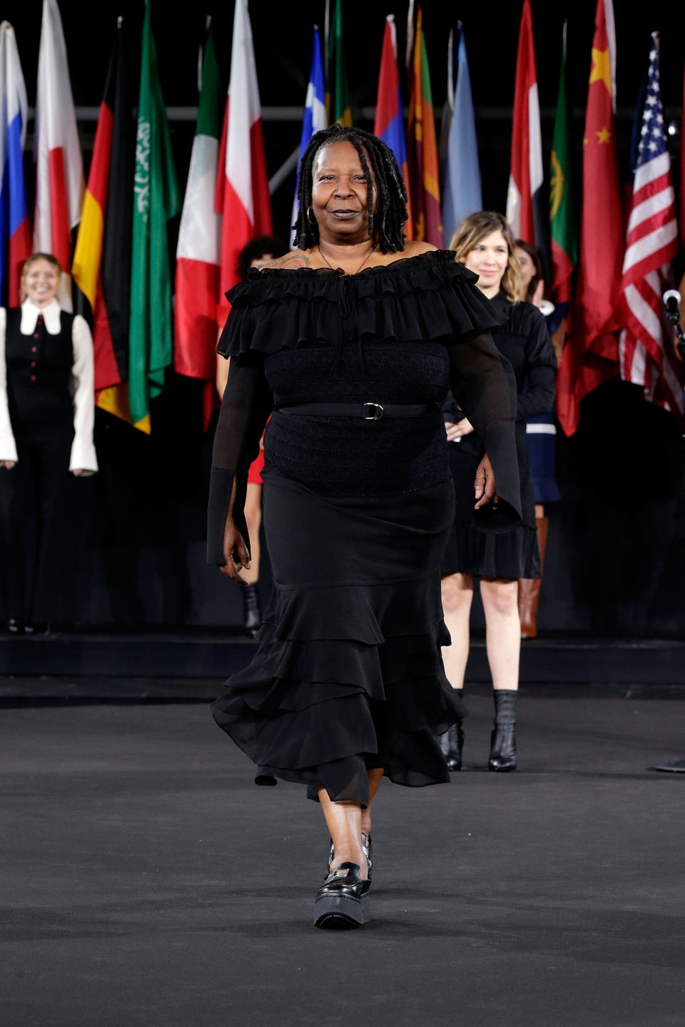 Whoopi Goldberg Walks in Opening Ceremony Show