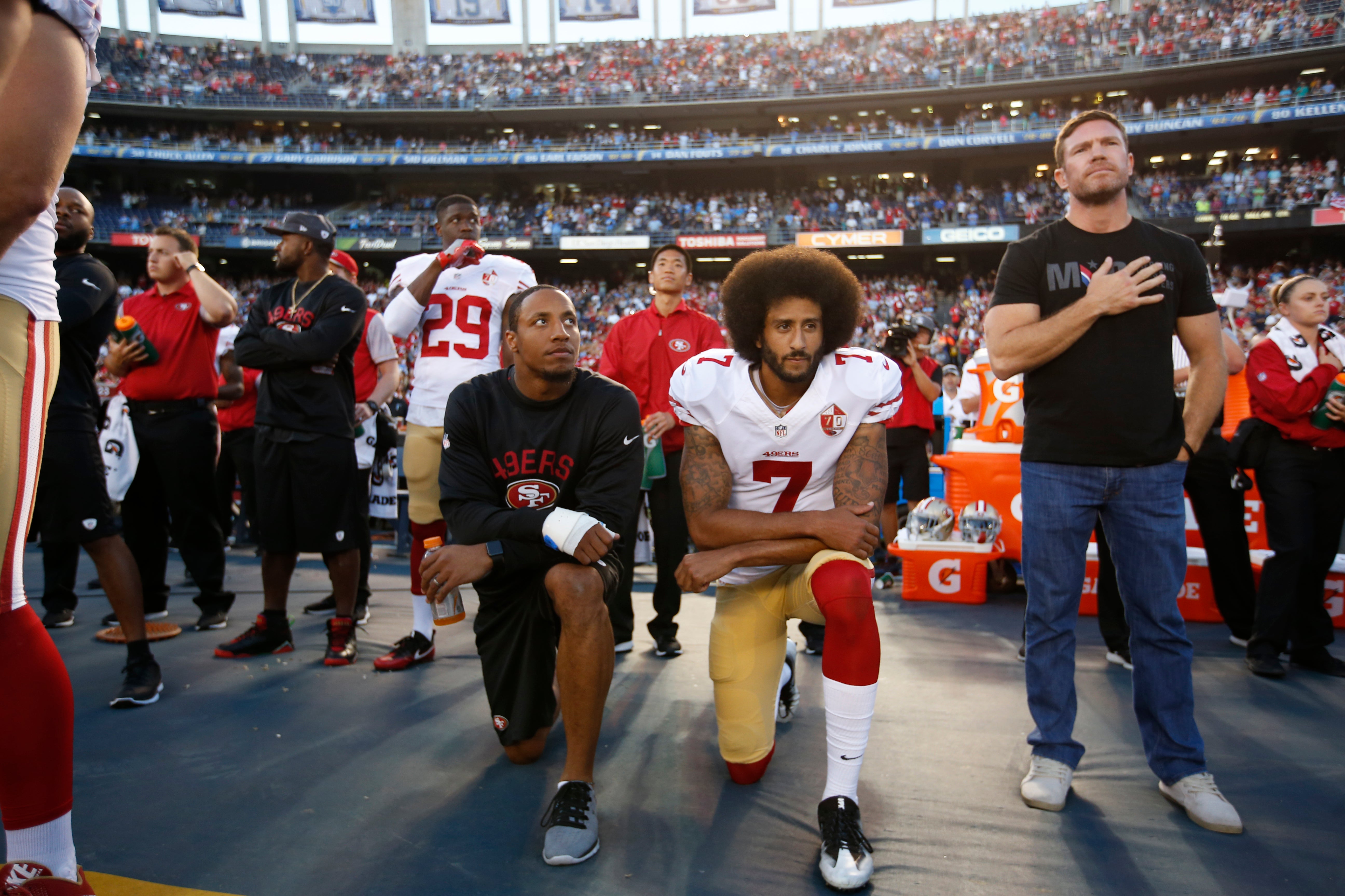 Protest Players: Here Are All The Athletes Who Took A Knee On NFL Kickoff Sunday
