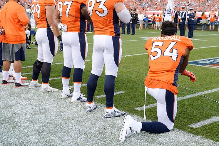Brandon Marshall Keeps Losing Endorsements, But It Won't Stop Him From Protesting 

