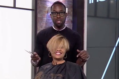 Watch As FLOTUS’ Hairstylist Transforms Our Entertainment Director’s Hair Into A Chic Undercut