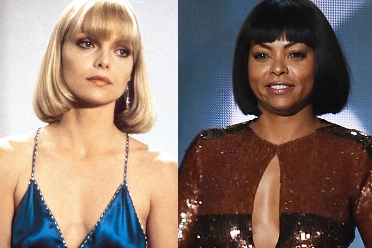 Taraji's Emmys Hairstyle Switch-Up Was Inspired By Scarface
