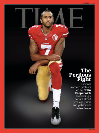Colin Kaepernick Covers 'TIME' For His 'Perilous Fight'