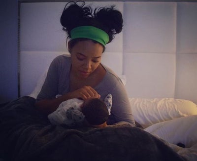 Angela Simmons Gives Birth To Baby Boy and Shares the Sweetest First Photo Ever!