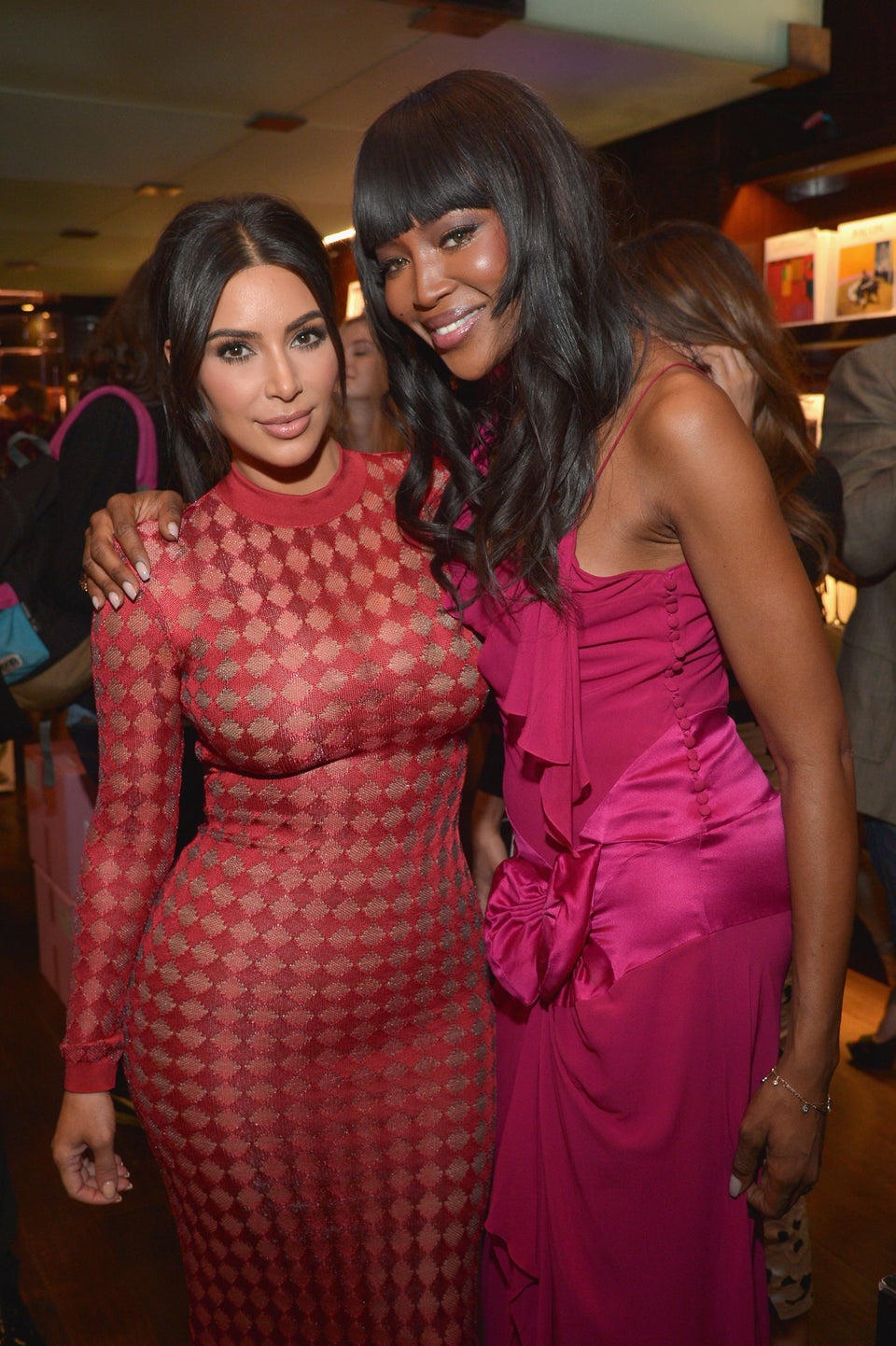 Kim Kardashian And Naomi Campbell Love Whipping Their Hair Back And Forth