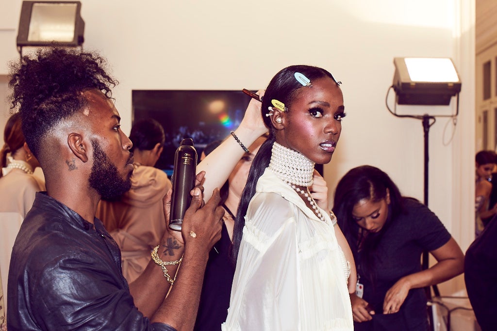 Rihanna Redefined Low Ponytails For Her PFW Show