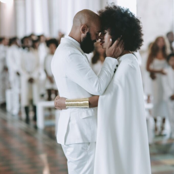 Image result for solange and husband's wedding photos