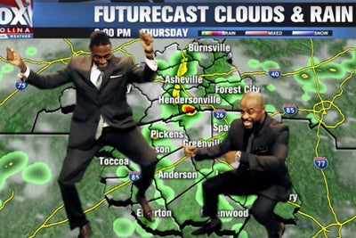 We Bet You Can’t Watch This Meteorologist And His Friend Dancing Without Cracking A Smile