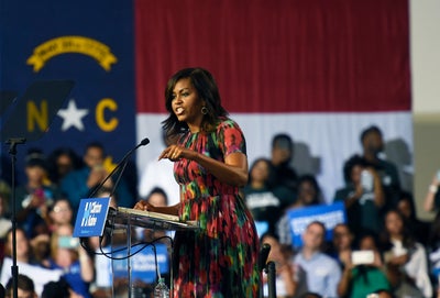 Microphone Check: Michelle Obama Serves Major Shade, Taps Mic While Discussing Trump