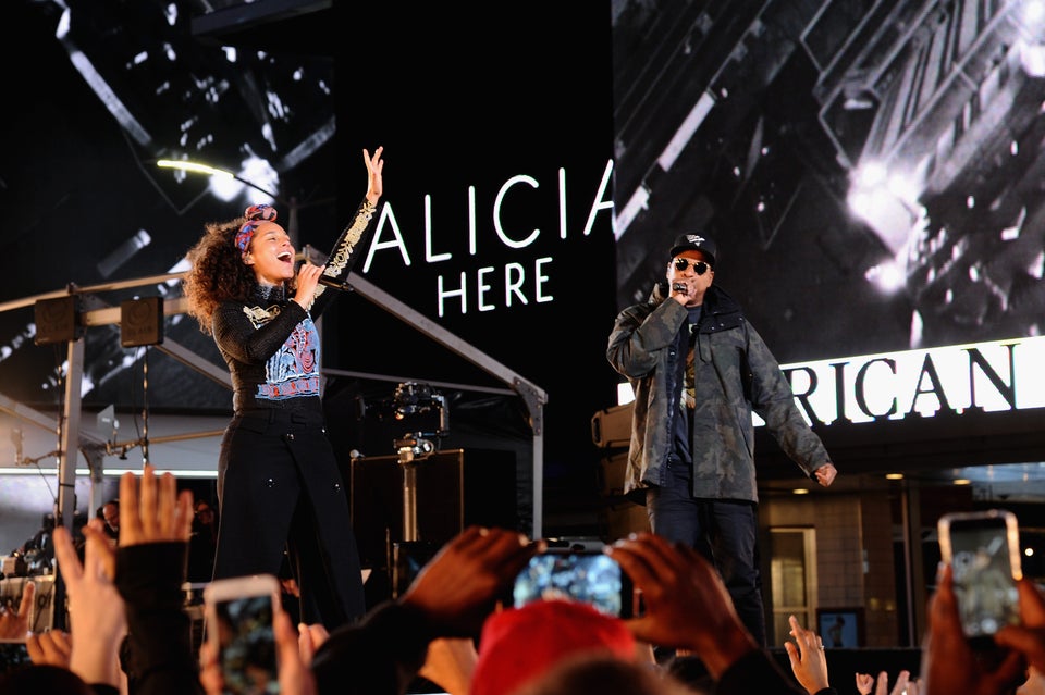 Alicia Keys Fires Back At Donald Trump And Lights Up The Stage With Jay Z In NYC