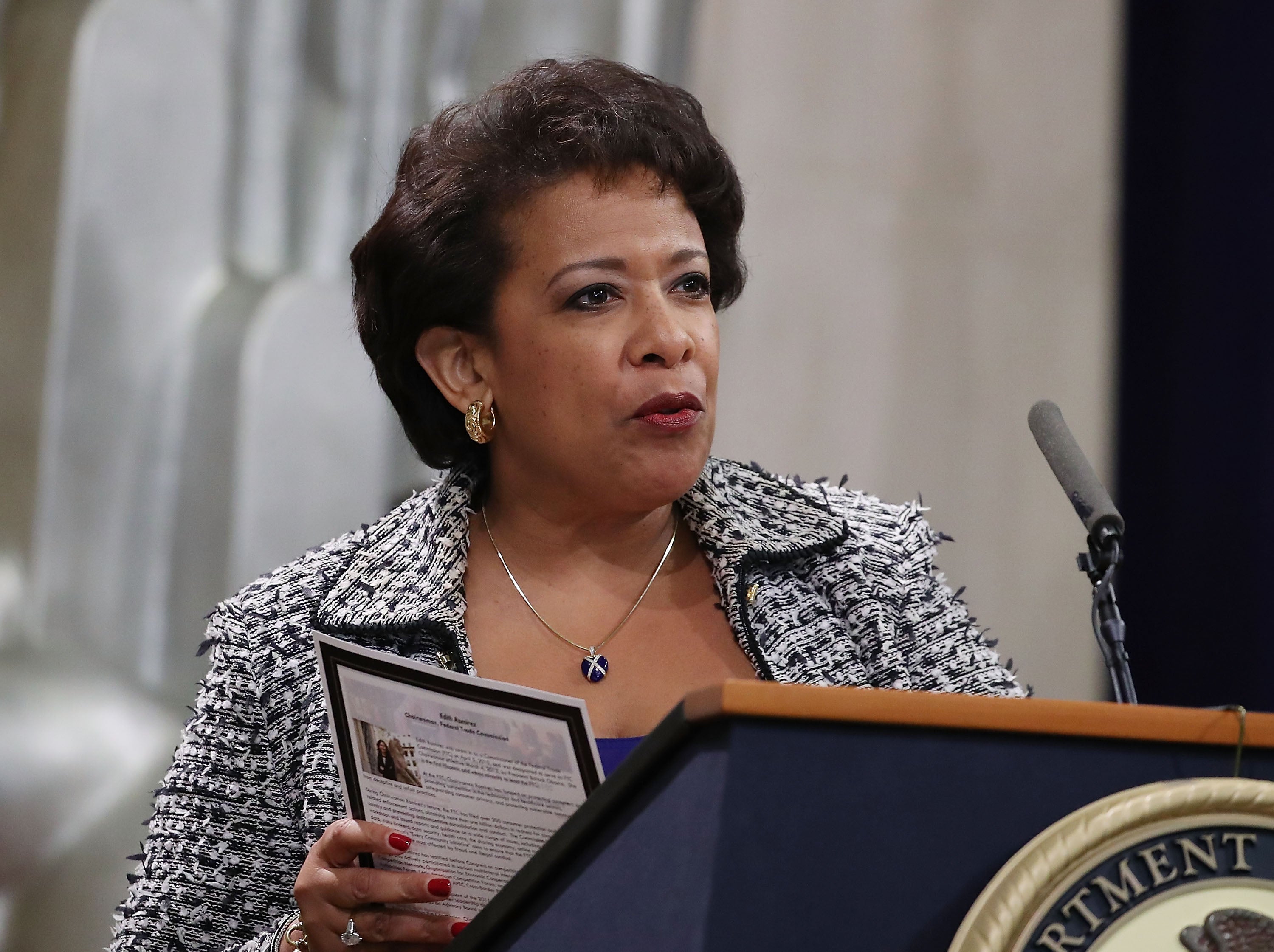 Loretta Lynch Encourages Americans To Continue Reporting Hate Crimes