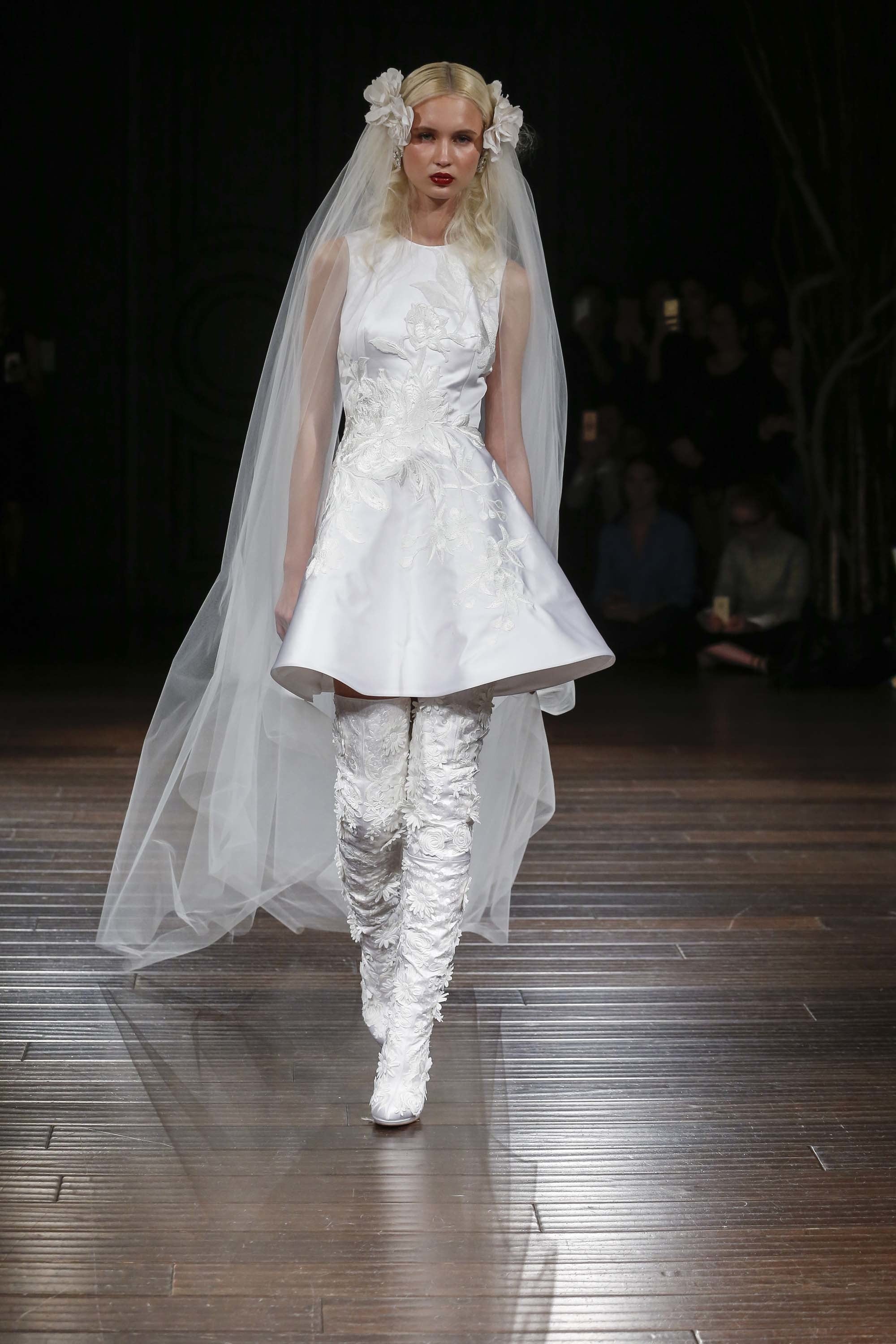 The Wildlest Wedding Dresses We Spotted During Bridal Fashion Week 
