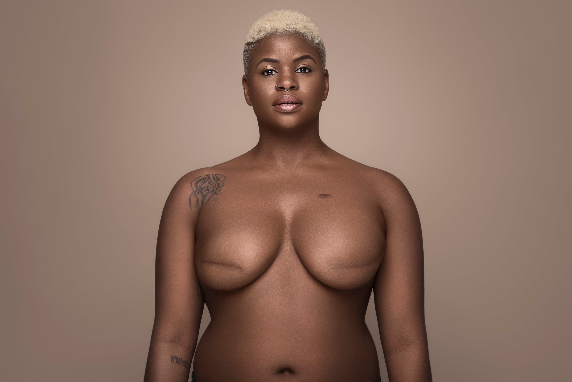 This Painted Photo Series Featuring A Gorgeous Breast Cancer