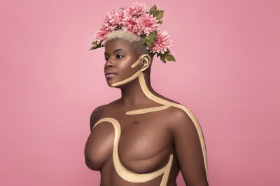 This Painted Photo Series Featuring A Gorgeous Breast Cancer Survivor Will Blow You Away