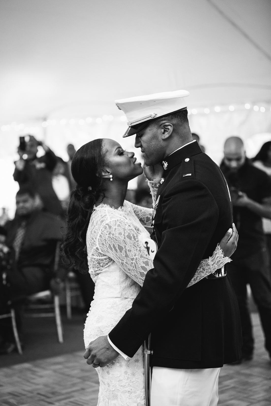 Bridal Bliss: Carlin and Madison’s Modern Military Wedding Photos Will Steal Your Heart