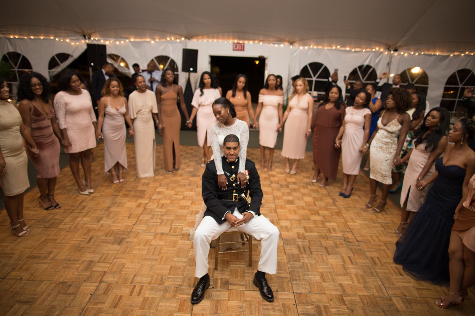 Bridal Bliss: Carlin and Madison’s Modern Military Wedding Photos Will Steal Your Heart