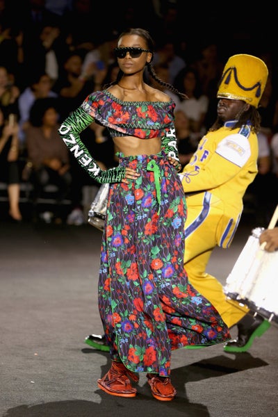 Lupita Nyong’o, Iman and More Came Out for the Kenzo x H&M Runway Show and It was Lit