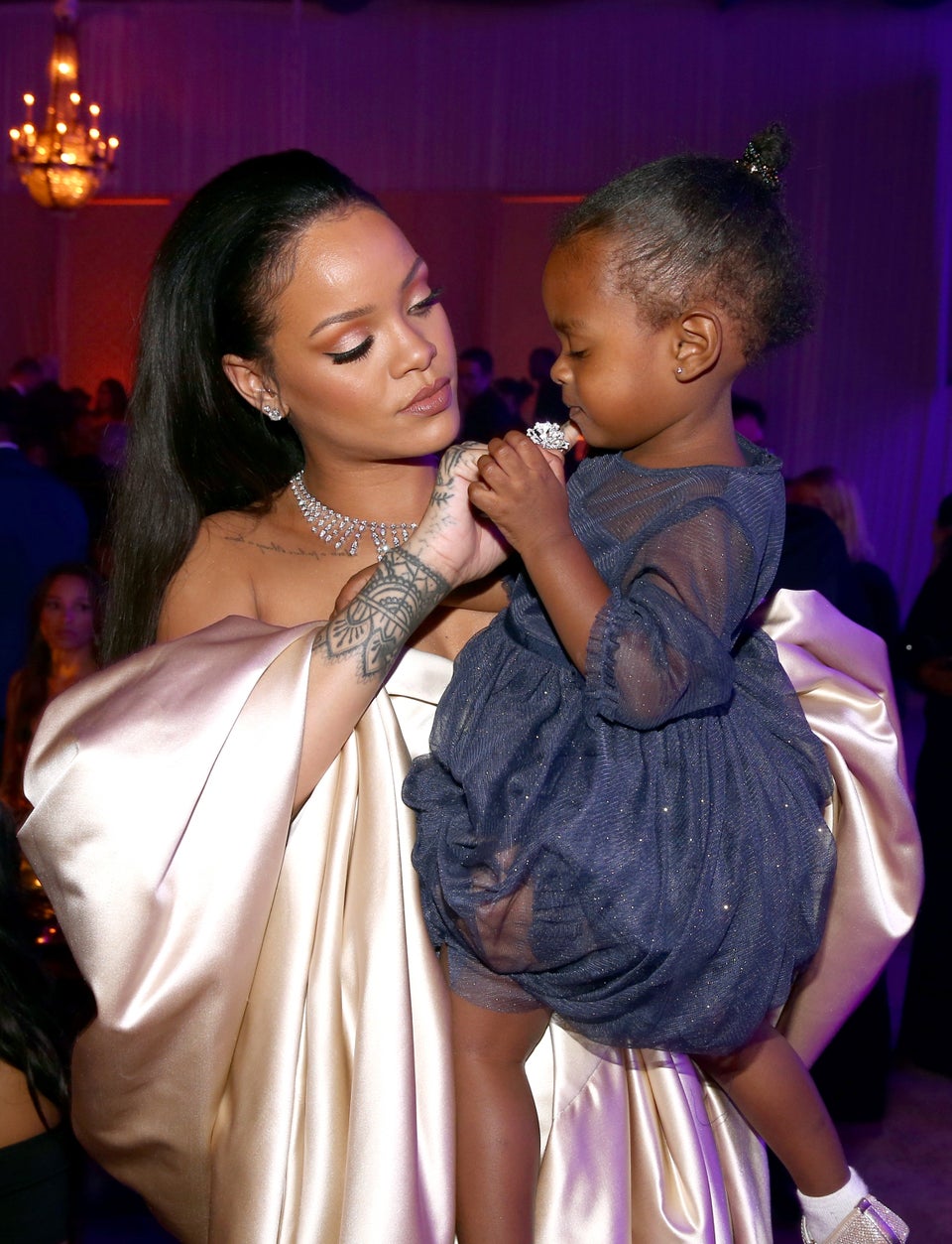 This Video of Rihanna Doing Her Niece’s Nails Will Melt Your Heart