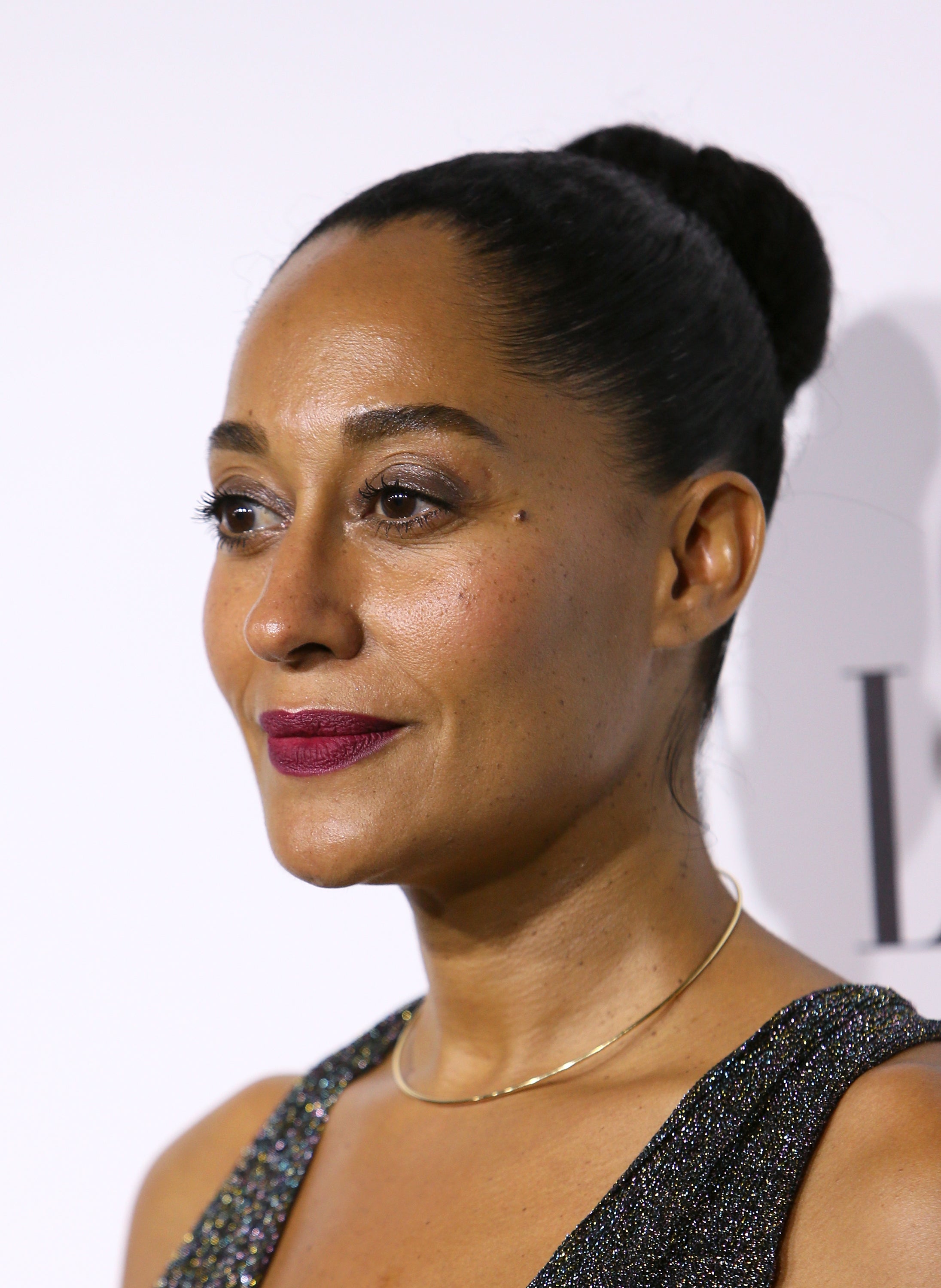 Tracee Ellis Ross Shines Bright in Gorgeous Shimmering Dress
