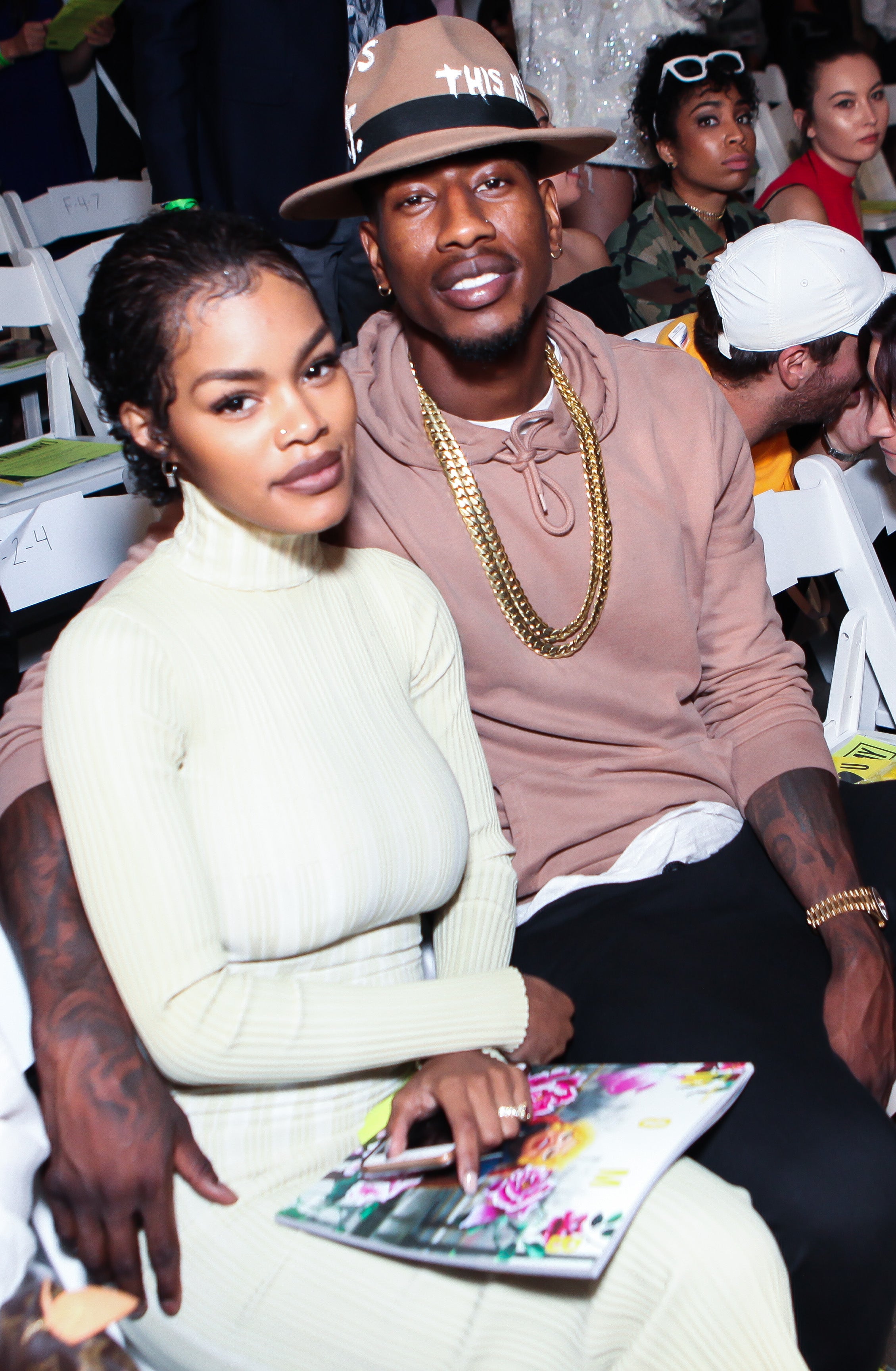 Teyana Taylor's Wedding Day Pic Has Us Wanting To Get Married In Red Leather Jackets
