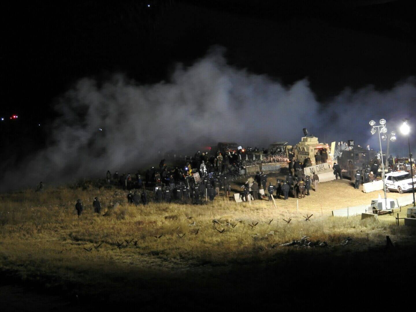 Protester’s Arm Nearly ‘Blown Off’ in Explosion at Dakota Access Pipeline Site
