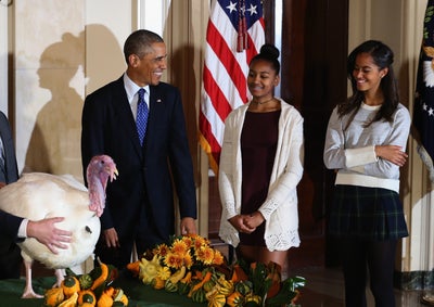 President Obama And Family Celebrating Thanksgiving Through The Years