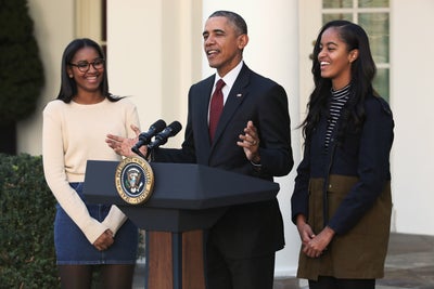 President Obama And Family Celebrating Thanksgiving Through The Years