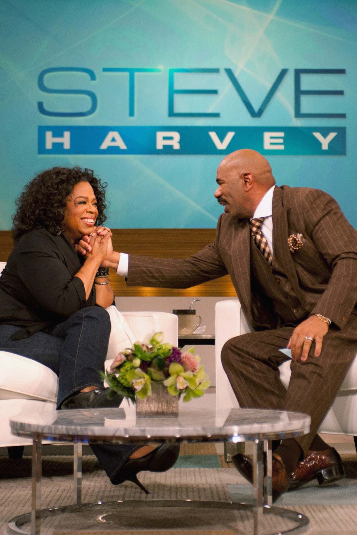 Oprah Sits Down With Steve Harvey