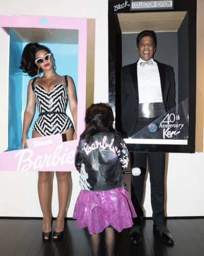 Beyoncé And Jay Z Dress As Black Barbie And Ken With Blue Ivy For Halloween