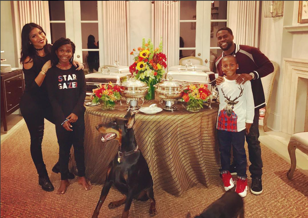 How Oprah, Gabrielle Union, Kevin Hart and More Celebs Spent Thanksgiving
